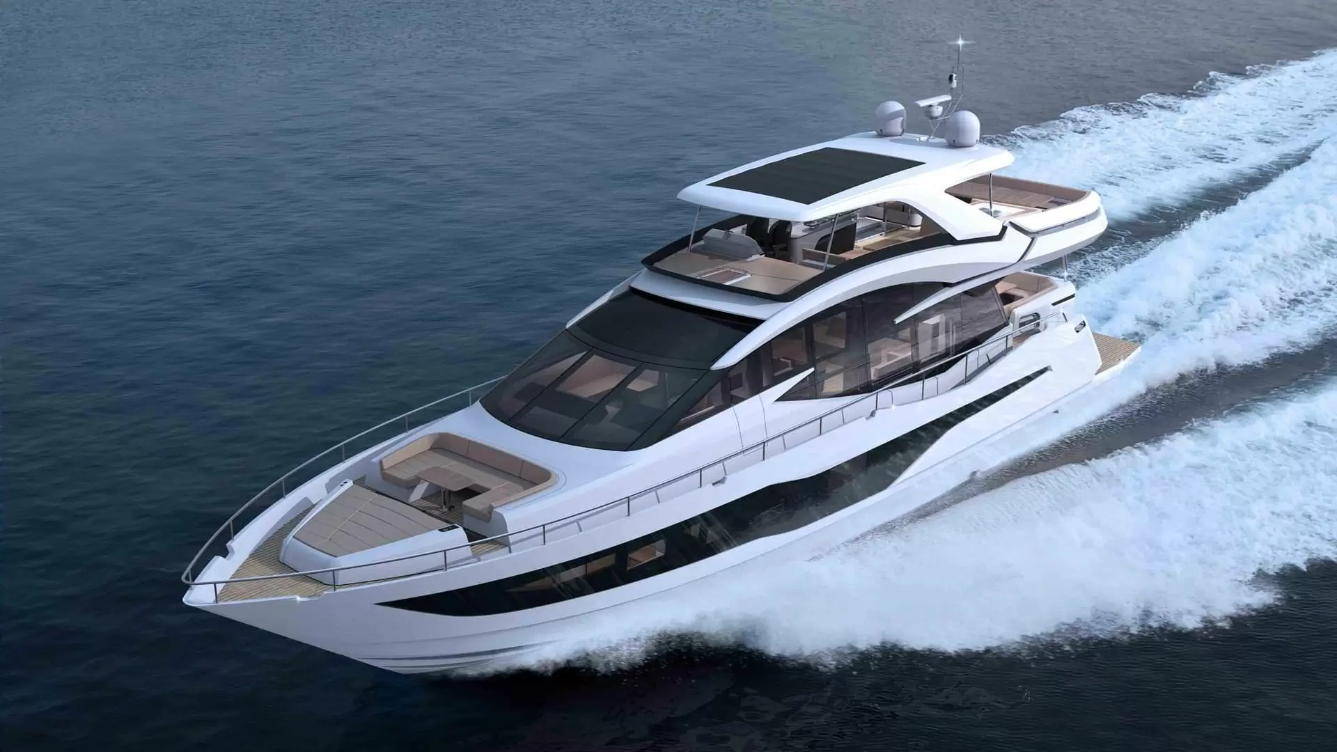 波兰品牌卡帝尔(Galeon)800Fly游艇介绍