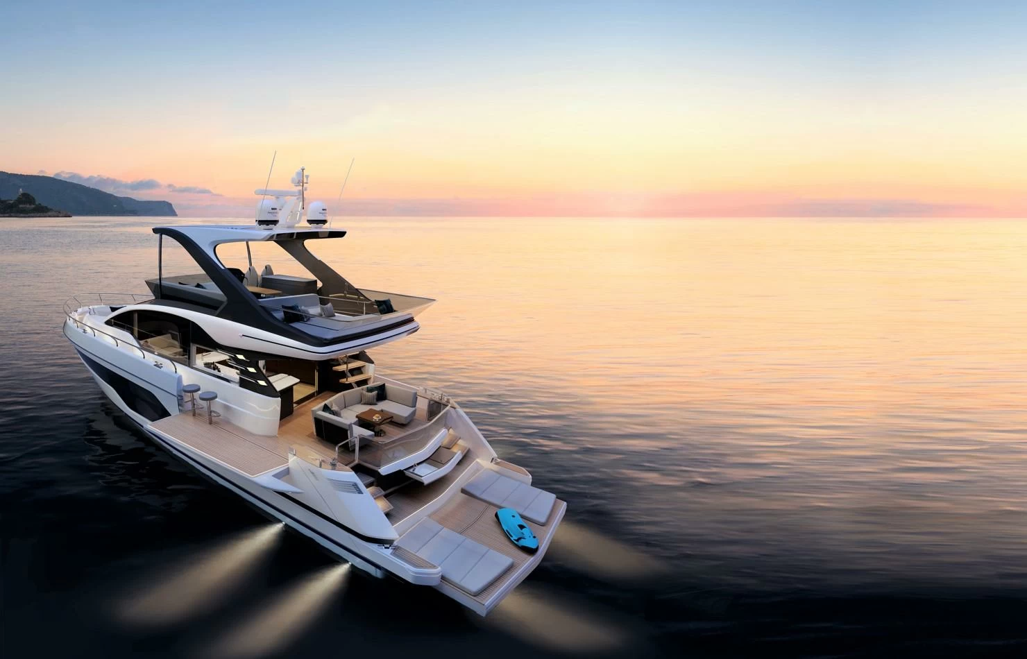 菲尔兰（Fairline）Squadron58飞桥游艇