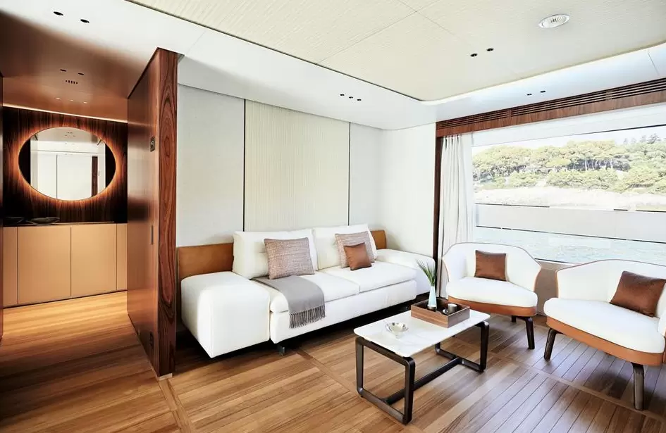 贝尼蒂（Benetti）Oasis40M游艇室内休息区