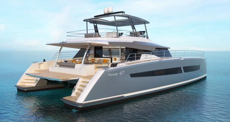 枫丹白露(Fountaine Pajot)67双体飞桥游艇