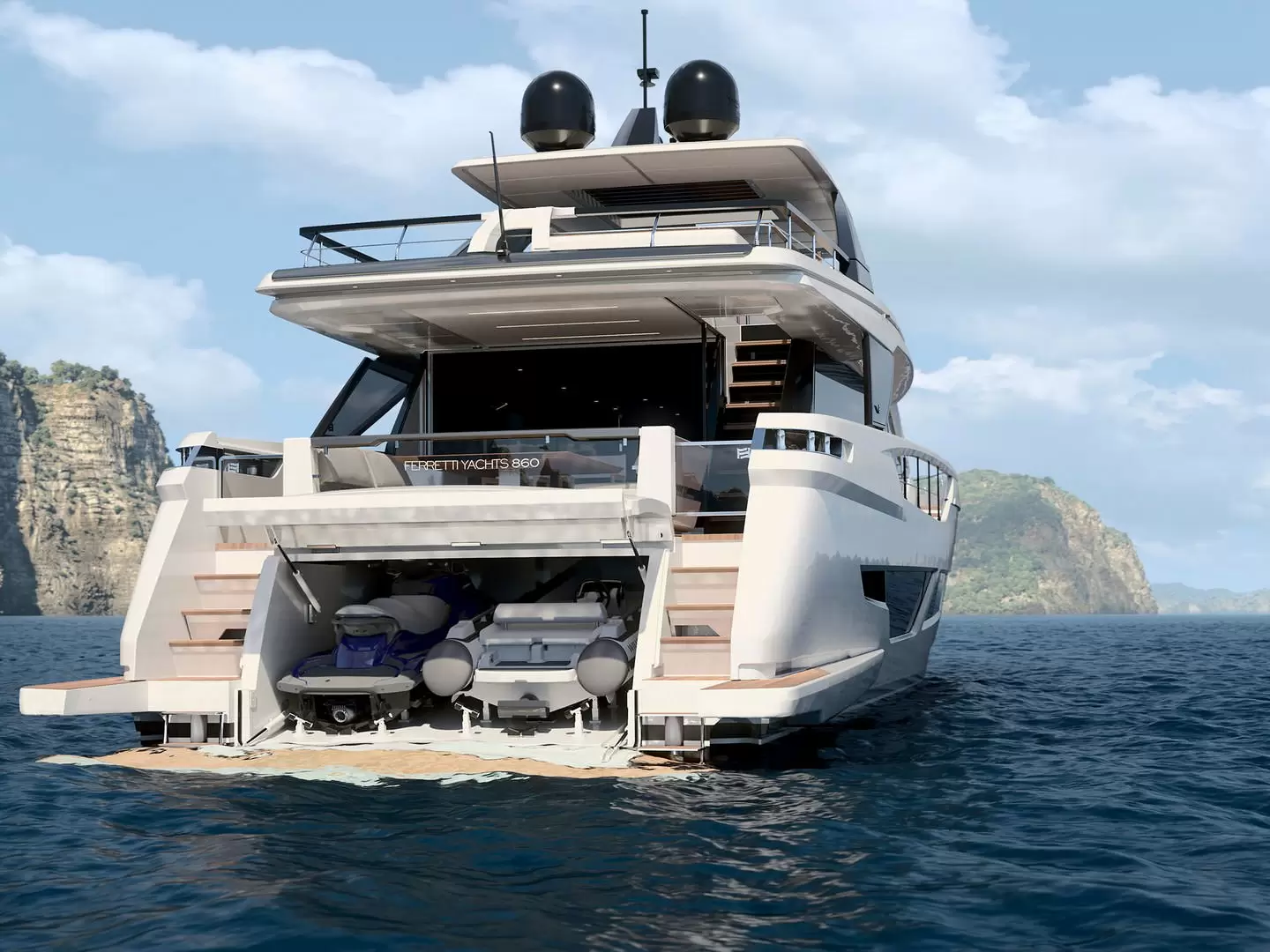 法拉帝（Ferretti）860豪华游艇