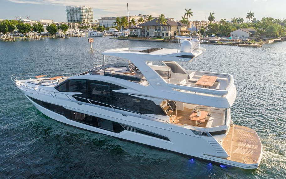 二手游艇多少钱一台？分享卡帝尔(Galeon)680飞桥游艇
