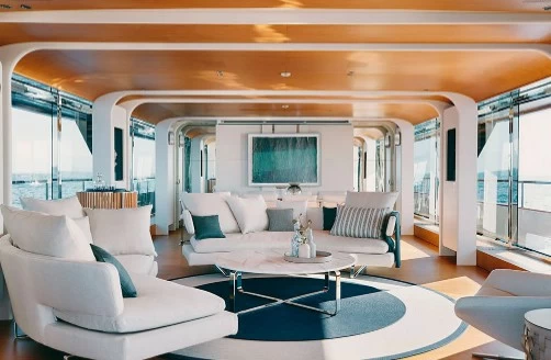 贝尼蒂（Benetti）Motopanfilo37M游艇内舱沙龙