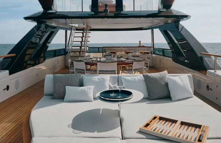 贝尼蒂（Benetti）Motopanfilo37M游艇飞桥区