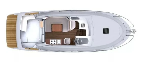 33英尺法国博纳多(Beneteau)安海仕30巡航游艇布局图2