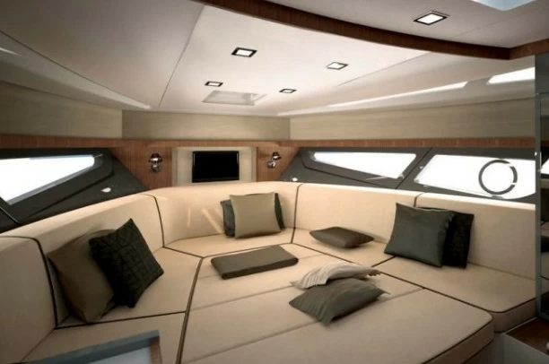 33英尺意大利阿兹慕(Azimut)Atlantis34运动游艇沙龙