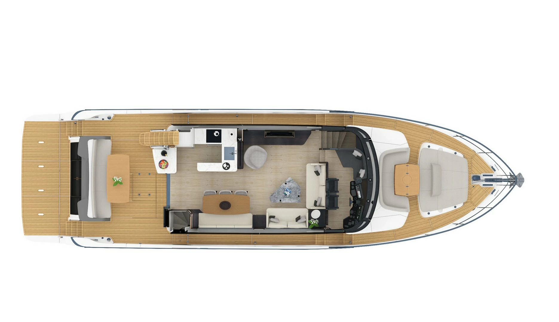 19米雅舶仕(Absolute)Navetta64游艇设计稿
