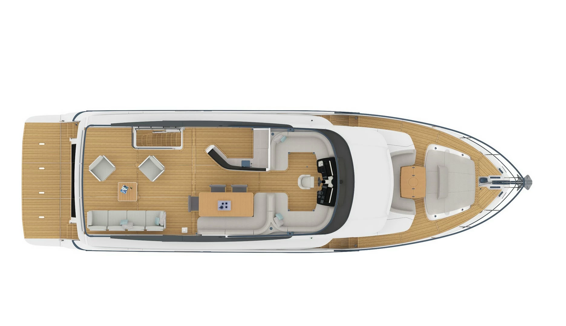 19米雅舶仕(Absolute)Navetta64游艇设计图