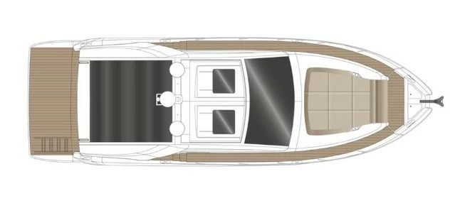 13米的西莱（Sealine）S430二手游艇布局图2