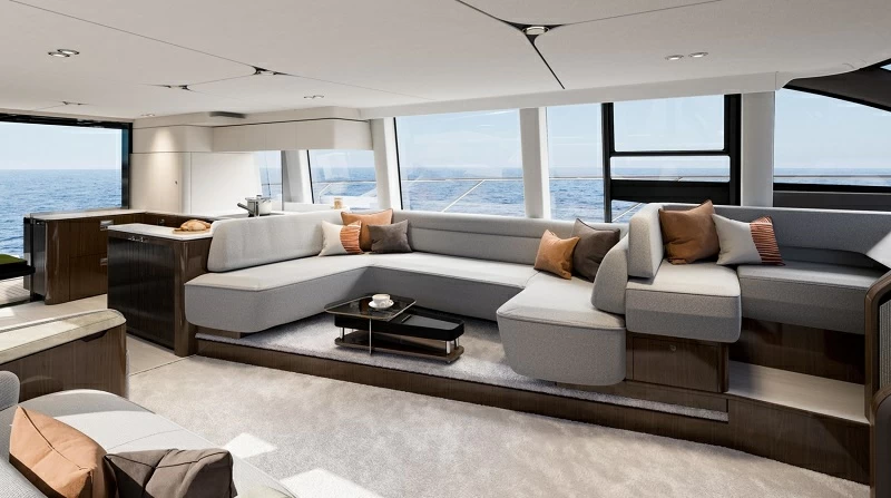 菲尔兰（Fairline）Squadron68飞桥游艇沙龙