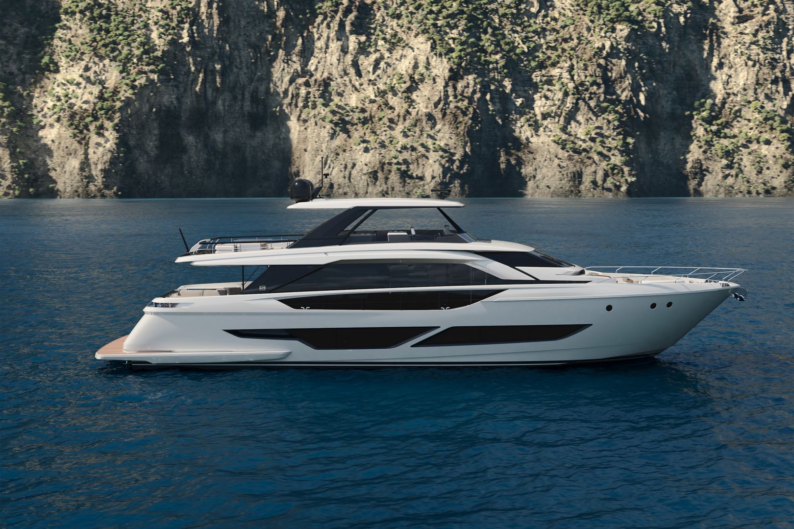法拉帝（Ferretti）860豪华双人游艇
