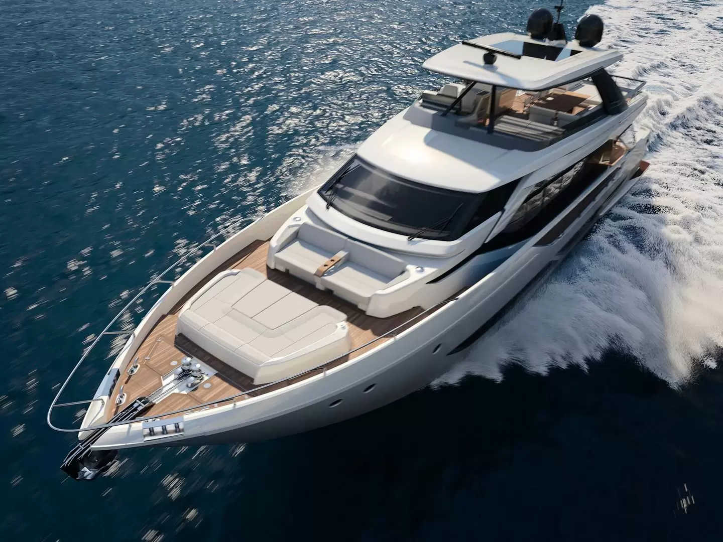 法拉帝(Ferretti)860飞桥游艇