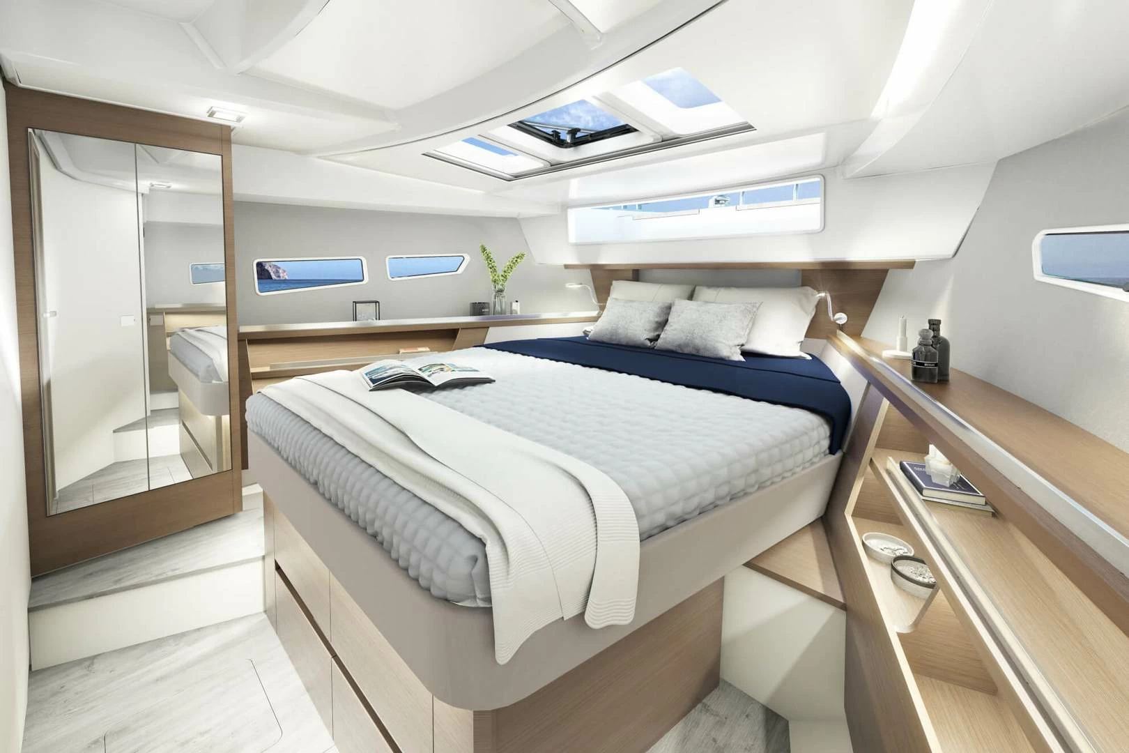 西莱(Sealine)C335小型运动游艇卧室