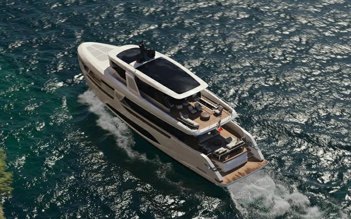 27米法拉帝（Ferretti）Infynito70大型豪华游艇价格7500万元