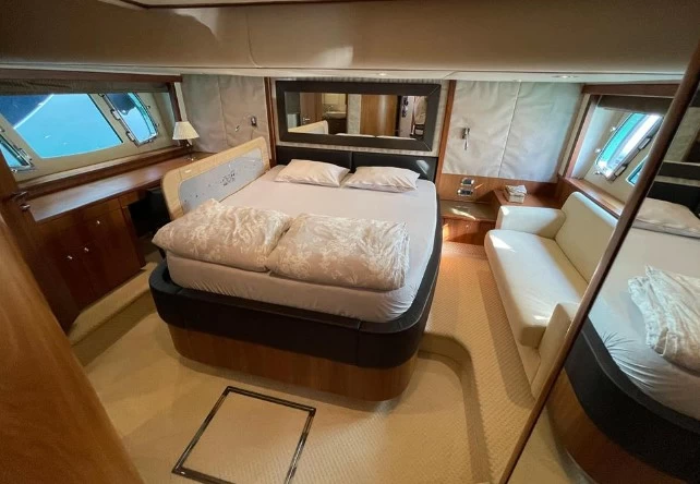 圣汐克(Sunseeker)Manhattan60二手游艇卧室