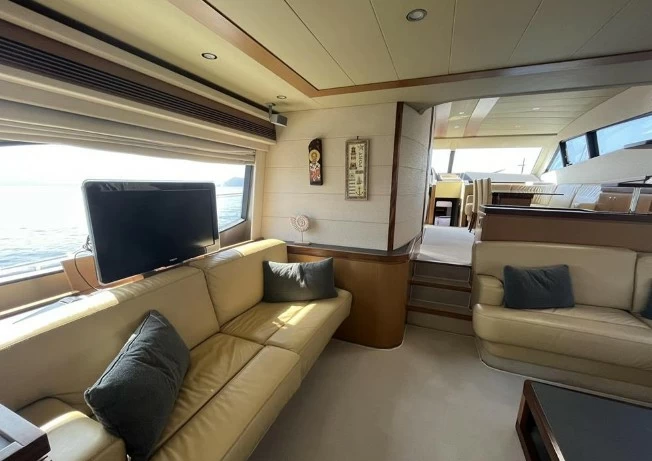 21米法拉帝（Ferretti）681二手游艇沙龙区