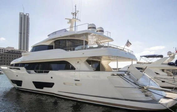 定制法拉帝（CustomLine）Navetta28二手豪华游艇