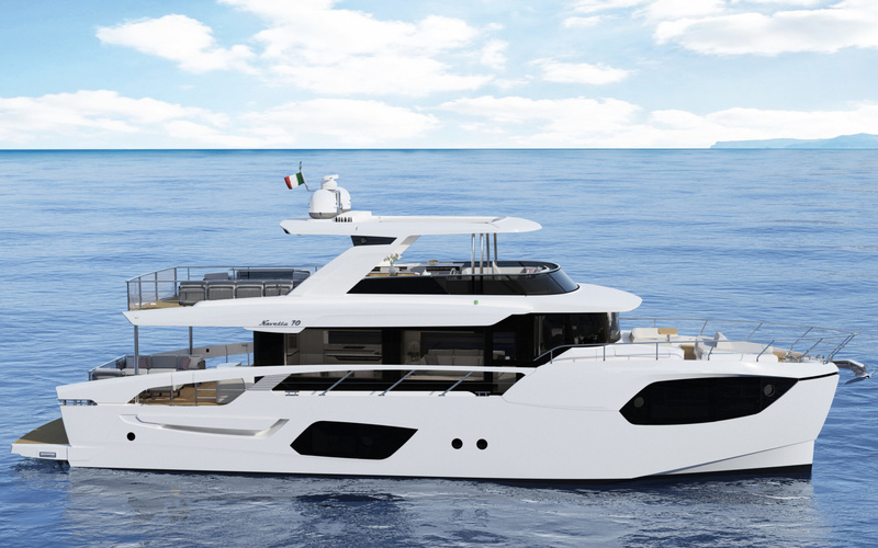 迷人外观，时尚内饰：雅舶仕Navetta70游艇引领航行新潮流