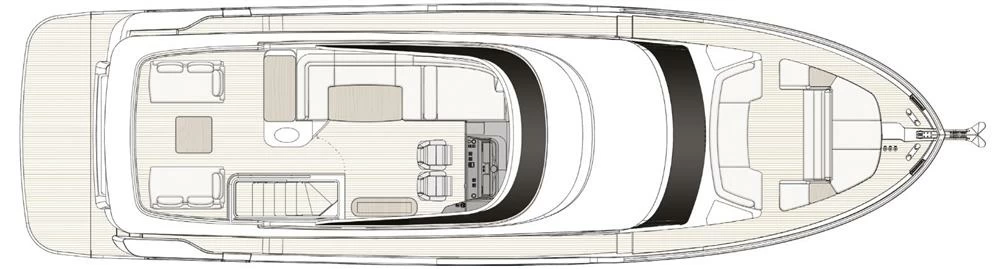 18米阿兹慕（Azimut）Magellano60二手豪华游艇设计图