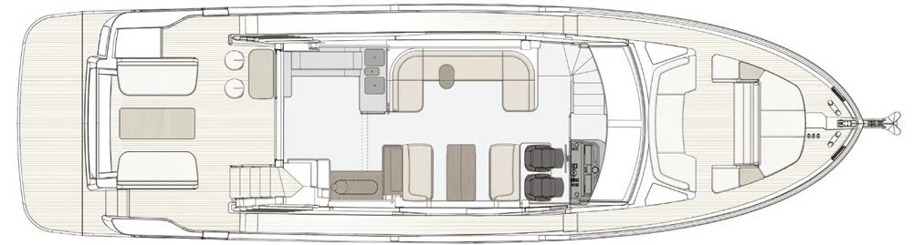 18米阿兹慕（Azimut）Magellano60二手豪华游艇设计稿