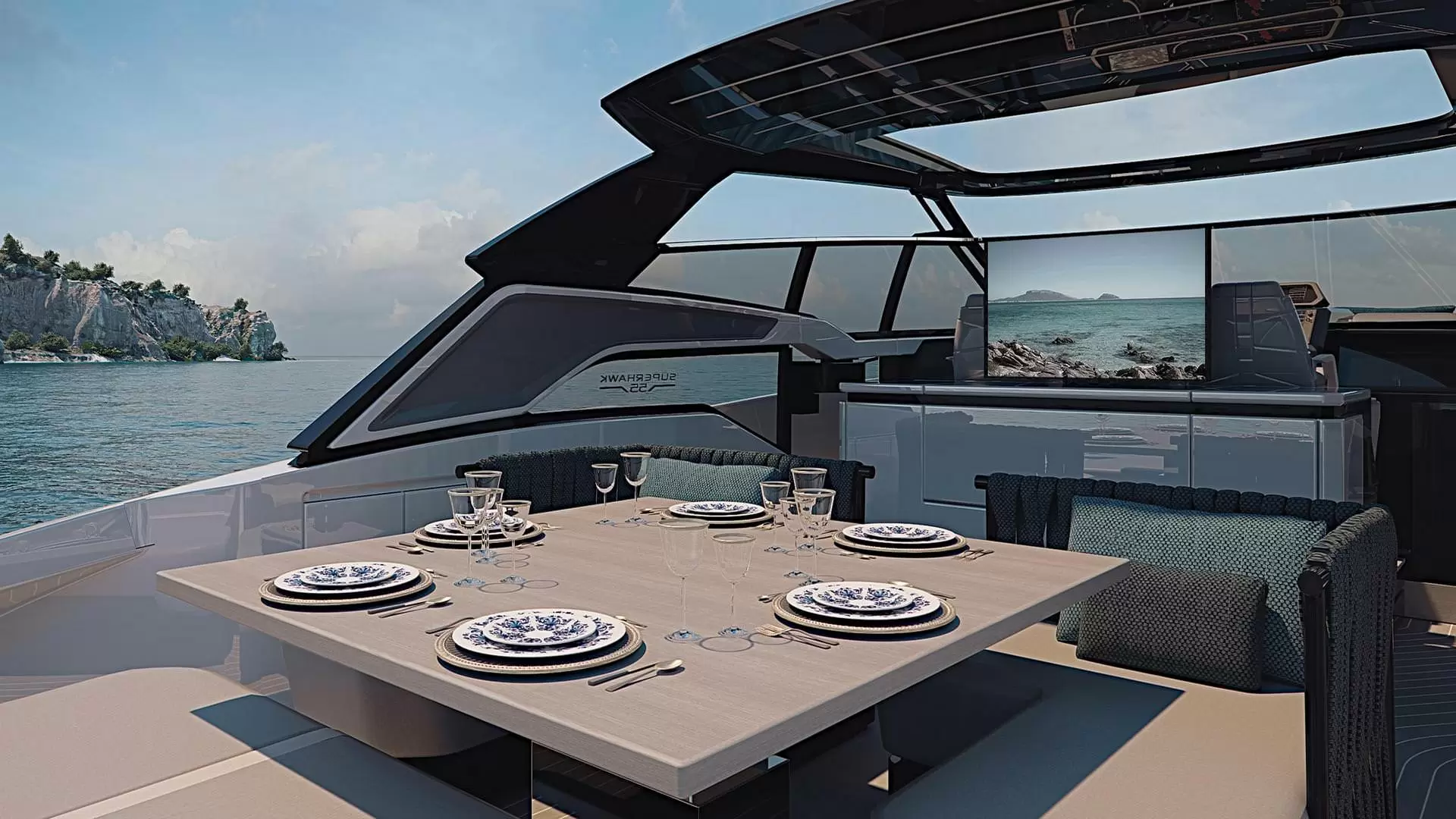 圣汐克(Sunseeker)Superhawk55豪华运动游艇