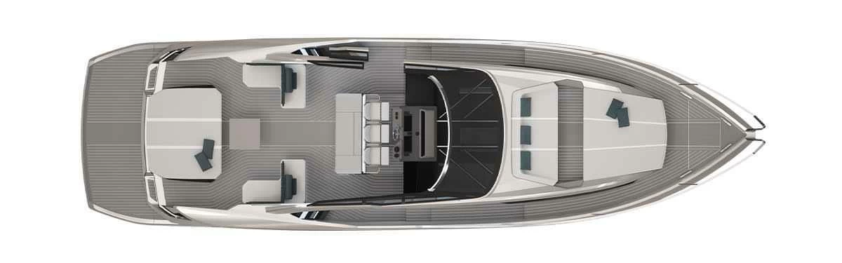 圣汐克(Sunseeker)Superhawk55豪华运动游艇布局图2
