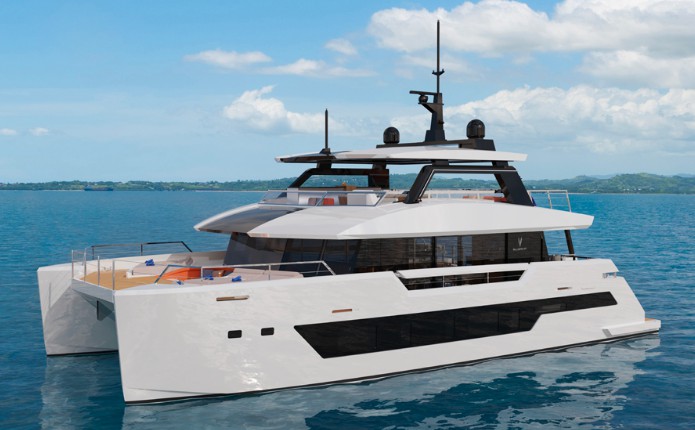 赛尔威SilverCat 22M双体豪华游艇，全新报价4000万！