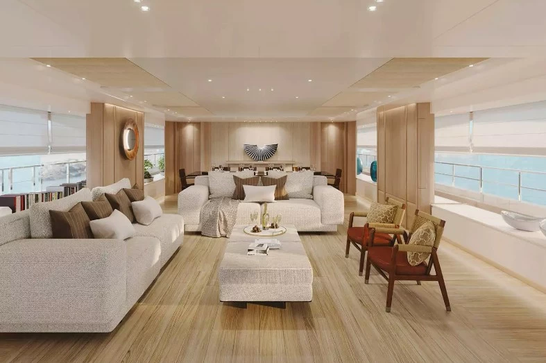 贝尼蒂(Benetti)Class 44M巨型飞桥游艇沙龙