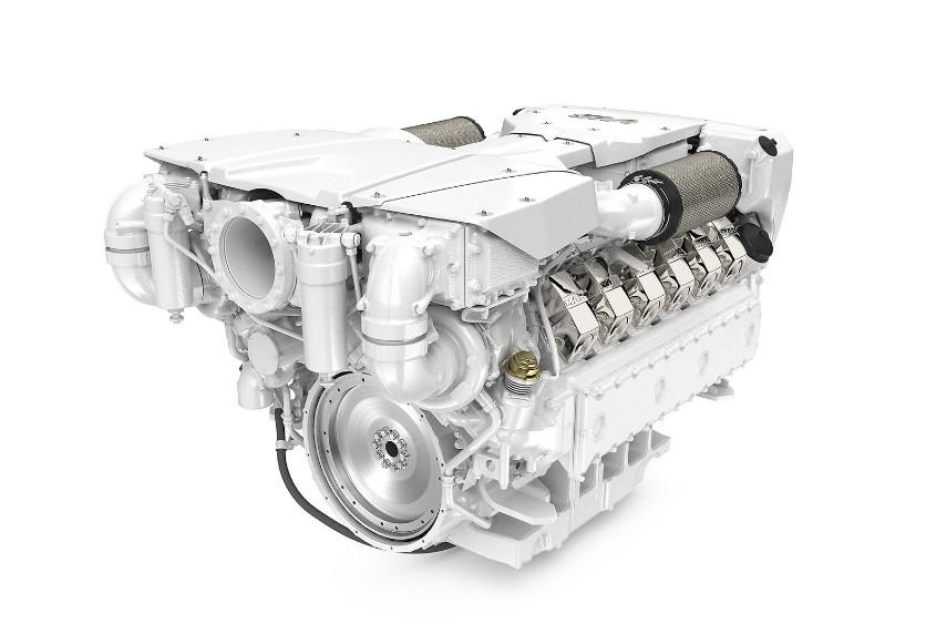 德国MAN V12-1900游艇发动机，功率为1397kW（1900HP）