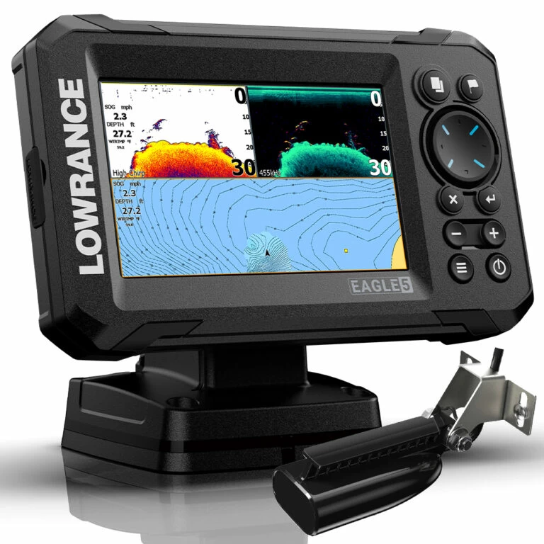 劳伦斯（Lowrance）Eagle 5导航仪与鱼探器
