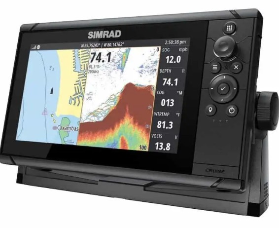 【挪威品牌】Simrad Cruise 9图表绘制仪，带船尾传感器