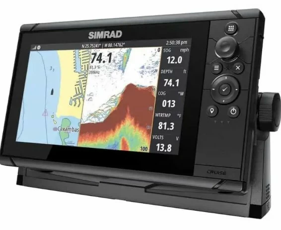 【挪威品牌】Simrad Cruise 9图表绘制仪，带船尾传感器