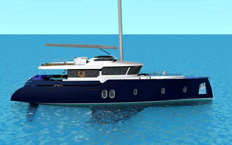 Flagman Yachts Caesar 76豪华双体帆船：75尺