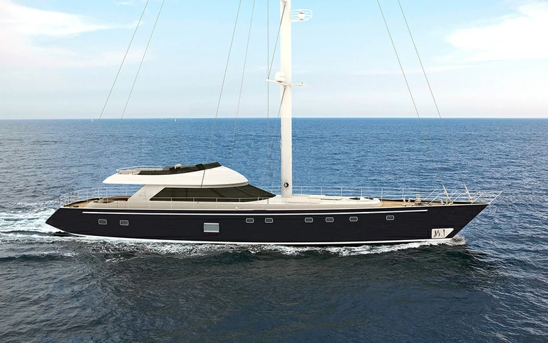 Ark Yacht SY 30.5m超级帆船：100尺