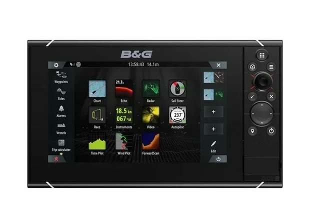 B&G Zeus® 3S 9英寸电子海图仪(带C-MAP地图)