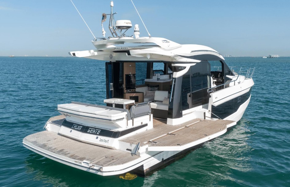 2024年建造｜卡帝尔Galeon 410HTC二手运动游艇650万元