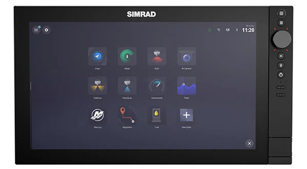 游艇装备：SIMRAD NSS 4导航仪与鱼探器