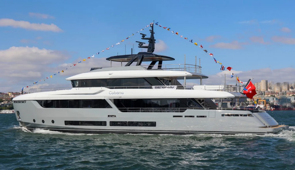 Mengi Yay首艘探险型游艇Atlante Classic 35顺利下水