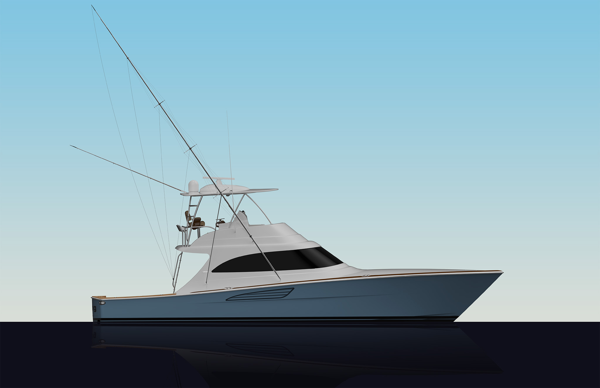 Viking 50BF中型钓鱼艇：大空间、高性能、强续航
