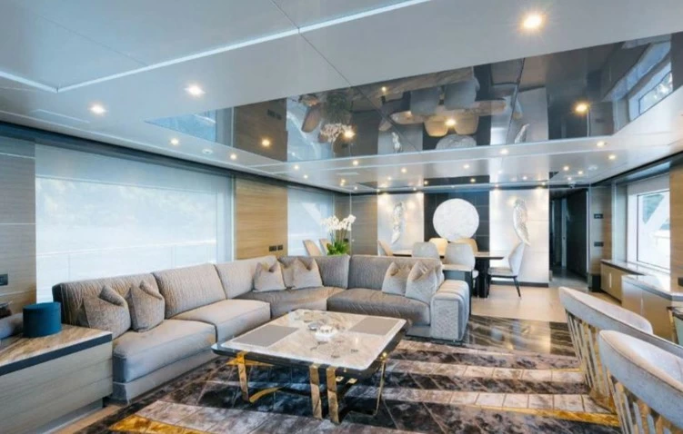 贝尼蒂(Benetti)Fast125二手超级游艇沙龙区